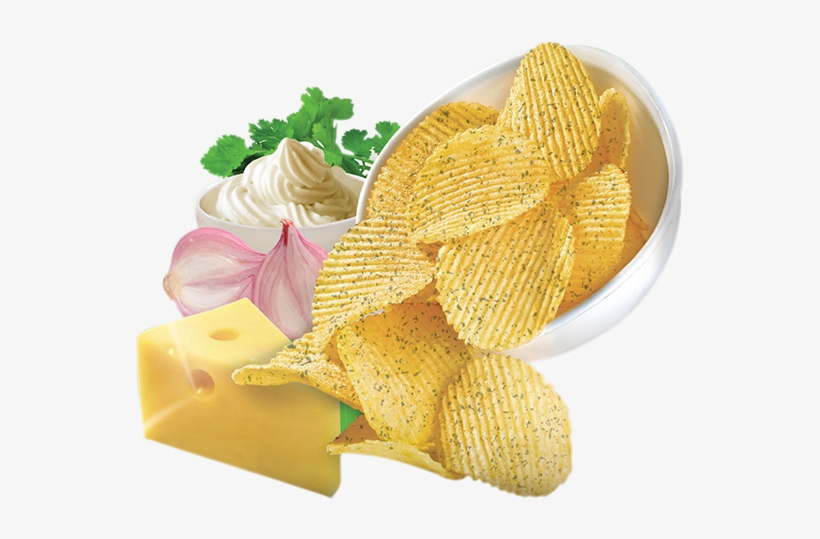 Potato Chips Png - Cream And Onion Png, transparent png