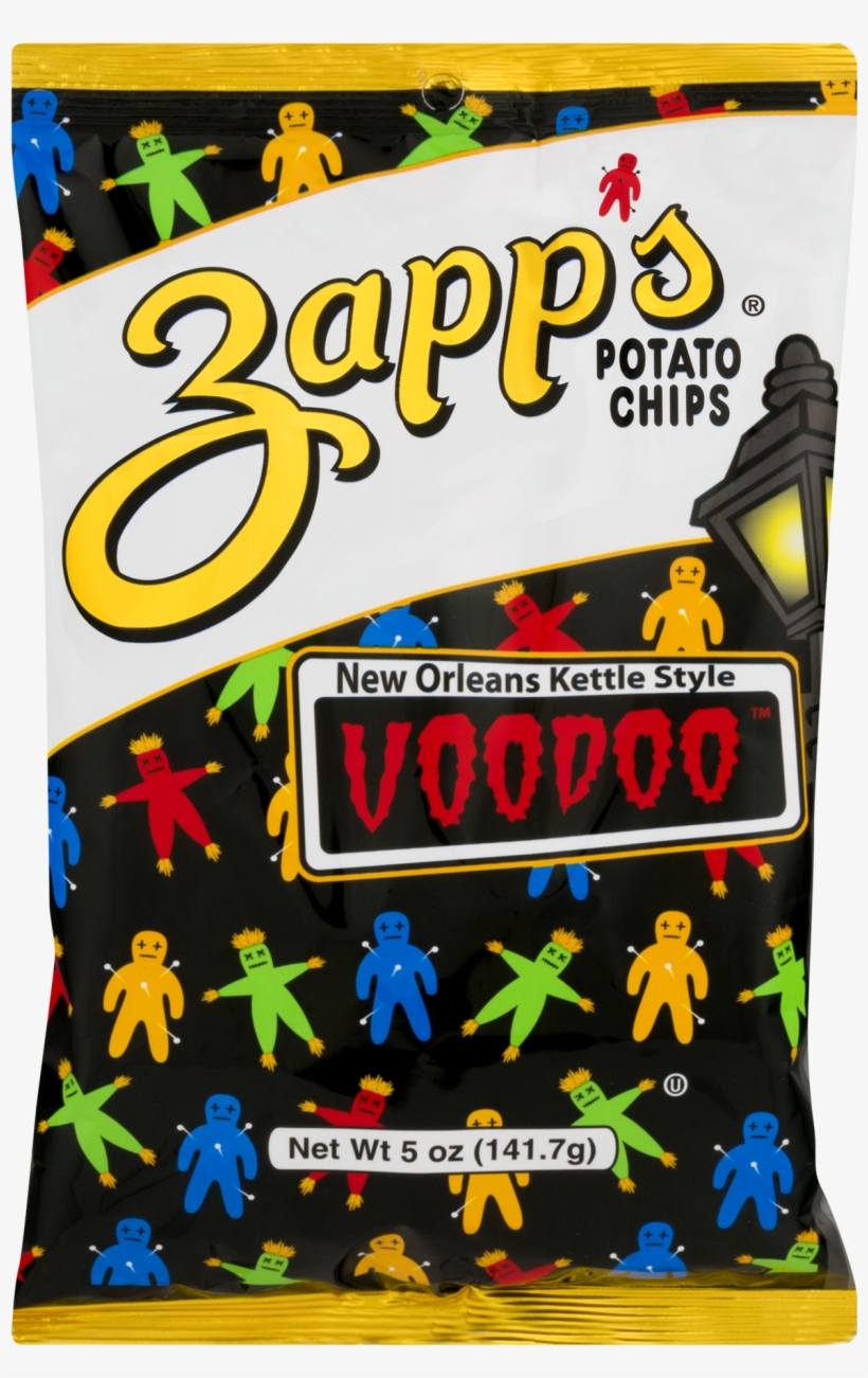 Zapp's New Orleans Kettle Style Potato Chips Voodoo, - Salt And Vinegar Voodoo Chips, transparent png