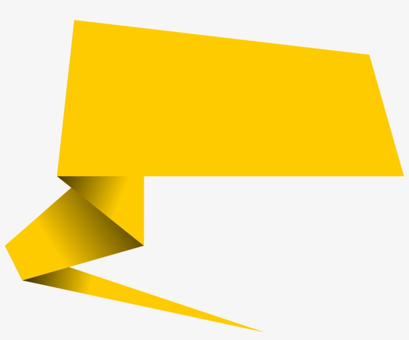 Png File Size - Origami Speech Bubble, transparent png