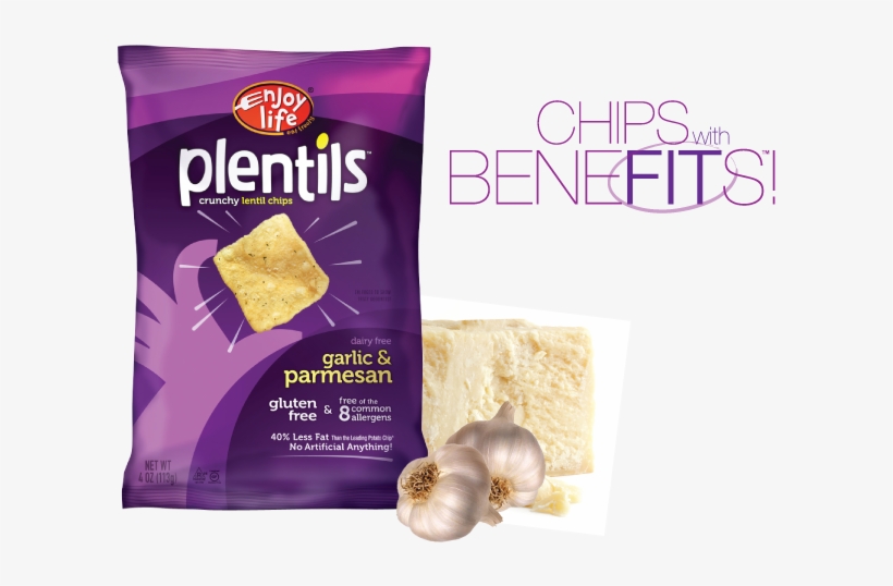 Enjoy Life Plentils Garlic & Parmesan, transparent png