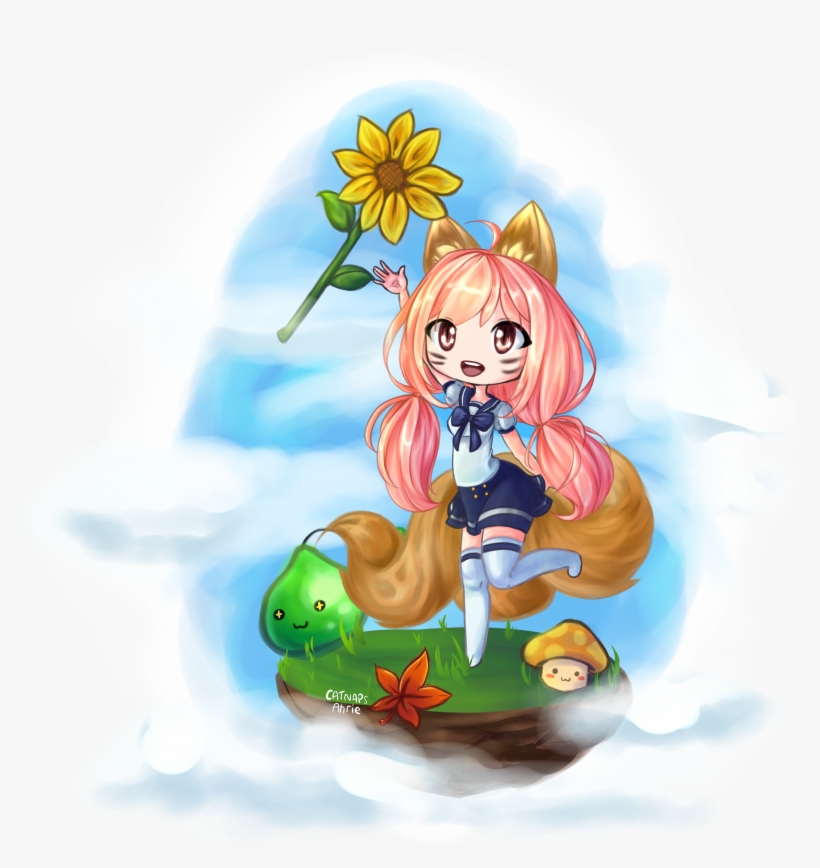 Ahrie Catnapsart Maplecontest Width=676&height=676 - Portable Network Graphics, transparent png