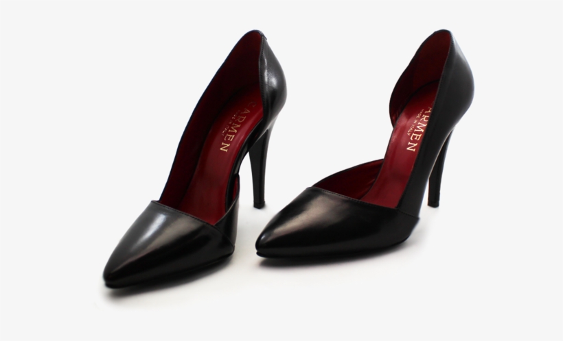 Carmen Leather High Heels - High-heeled Shoe, transparent png