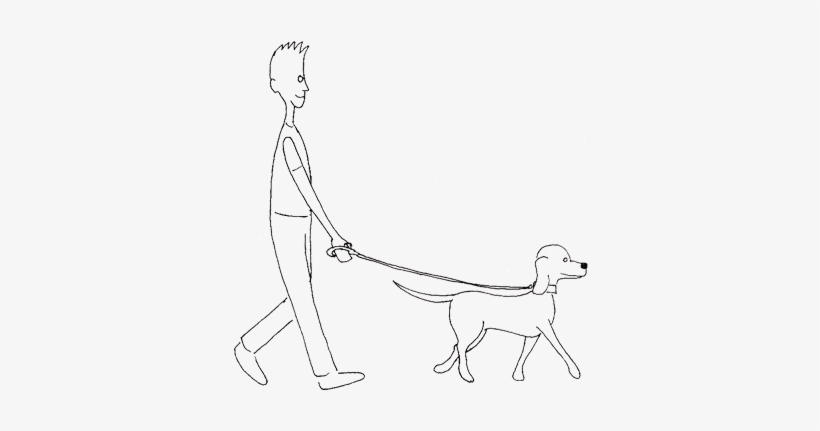 Pictures Of Dogs Walking - Dog Walking Clip Art, transparent png