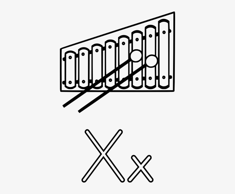 Original Png Clip Art File X Is For Xylophone Svg Images, transparent png