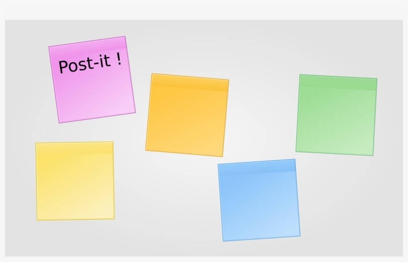 Medium Image - 5 Post It Png, transparent png