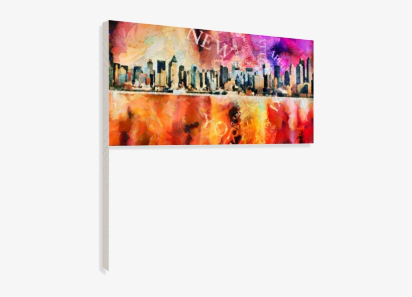 New York Canvas Print - Painting, transparent png