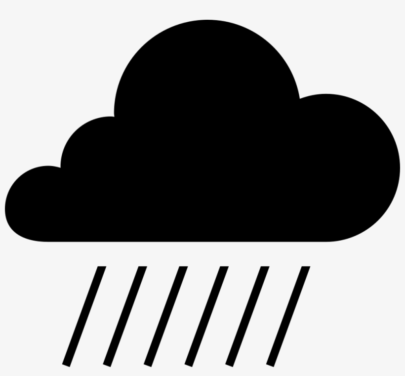 Black Cloud With Rain Comments - Cloud, transparent png