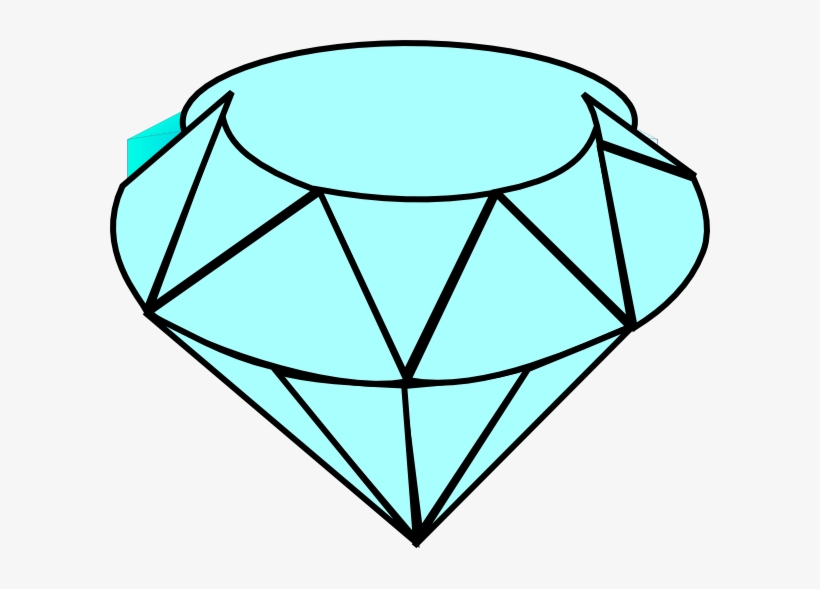 Blue Clip Art At Clker Com Vector - Diamond Clip Art, transparent png