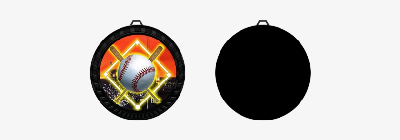 Black Baseball Diamond Medal - Baseball, transparent png