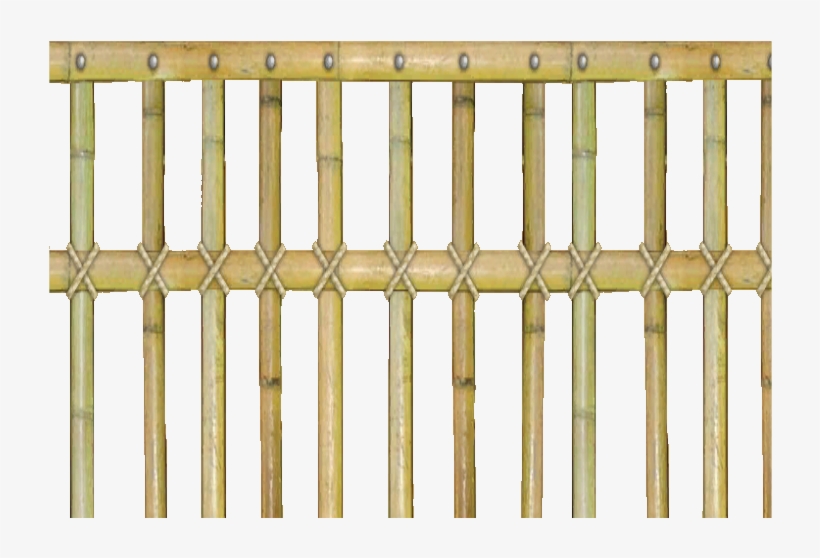 Open Bamboo Pole Fence - Bamboo Fence Png, transparent png