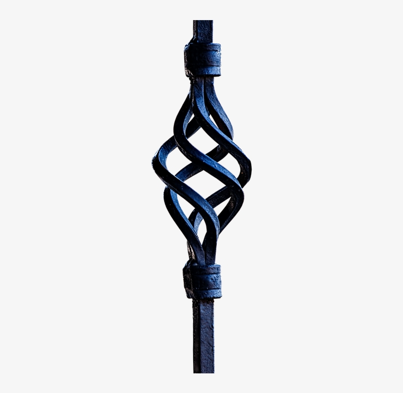Laminated Poster Art Railing Metal Fence Wrought Iron - Iron Ornament, transparent png