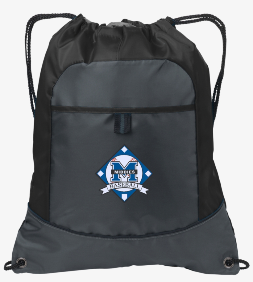 Port Authority Bg611 Pocket Cinch Pack - True Navy/deep, transparent png