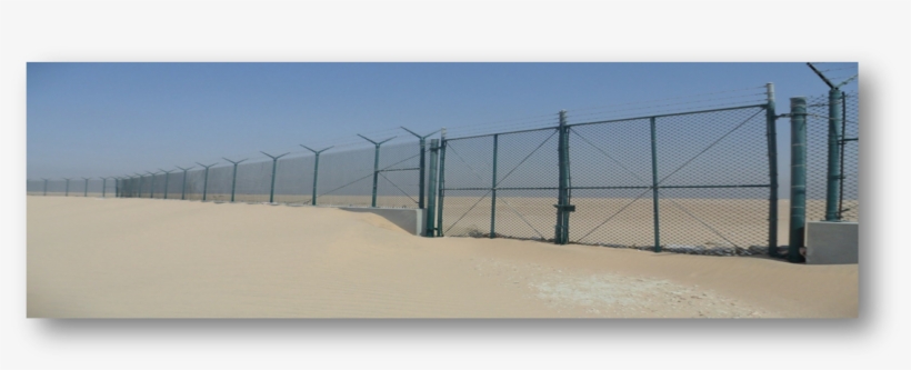 Chain Link Boundary Fence With Gate - Fence, transparent png