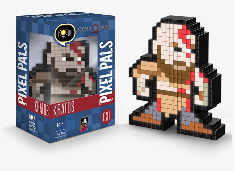 Kratos - - Pixel Pals Street Fighter Akuma, transparent png