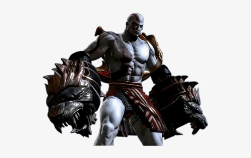 Kratos With Gauntlets - Kratos Gauntlets, transparent png