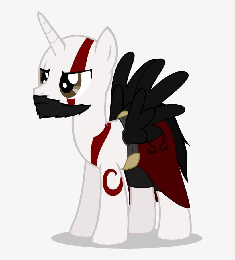 #gow #kratospone #poneofwar Dadofboi Https - Cartoon, transparent png