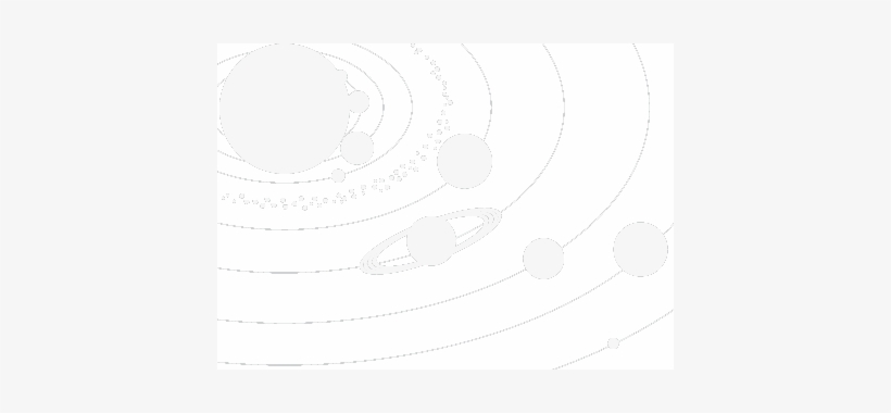 Planets Solar System Silhouette, transparent png