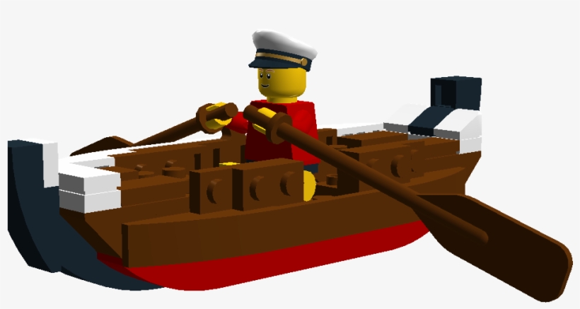 Rowboat - Rowboat Lego Png, transparent png