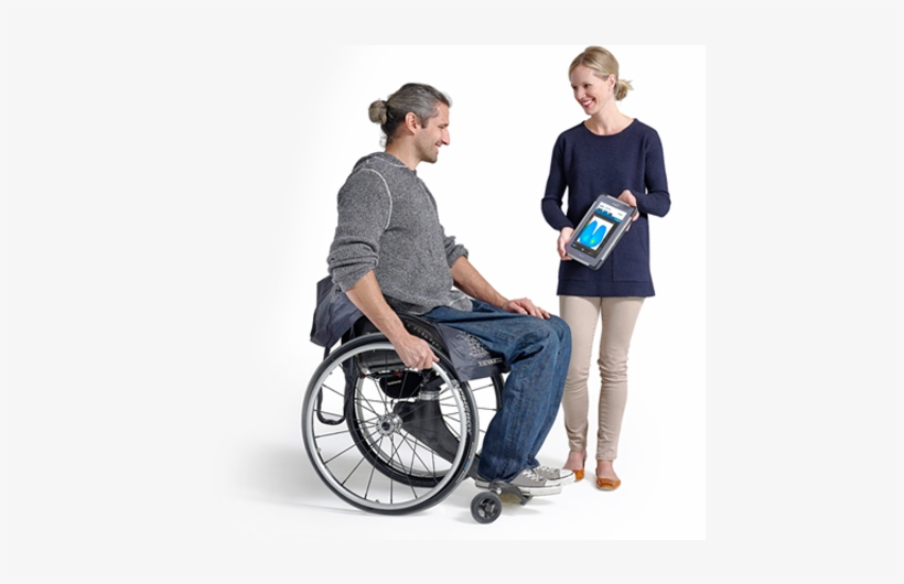 Wheelchair Vector - Person In Wheelchair Png, transparent png