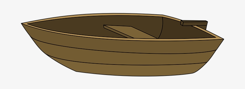 Boat Wood Rowing Simple Small Bench Rudder - รูป การ์ตูน เรือ พาย, transparent png