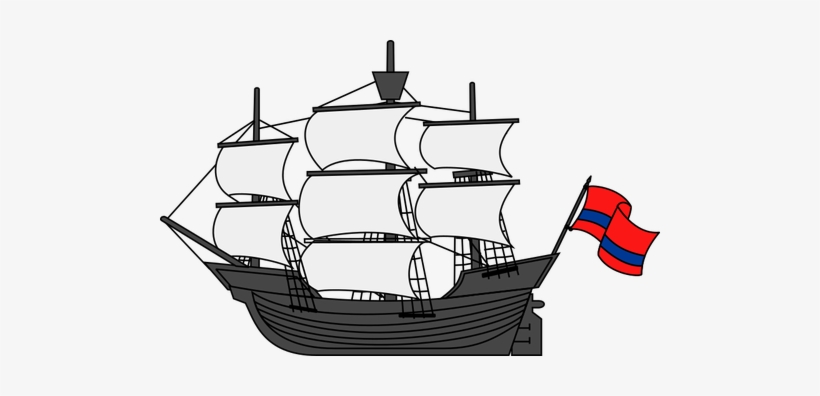 Sailing Boat Clipart Layar - Ship Clipart, transparent png