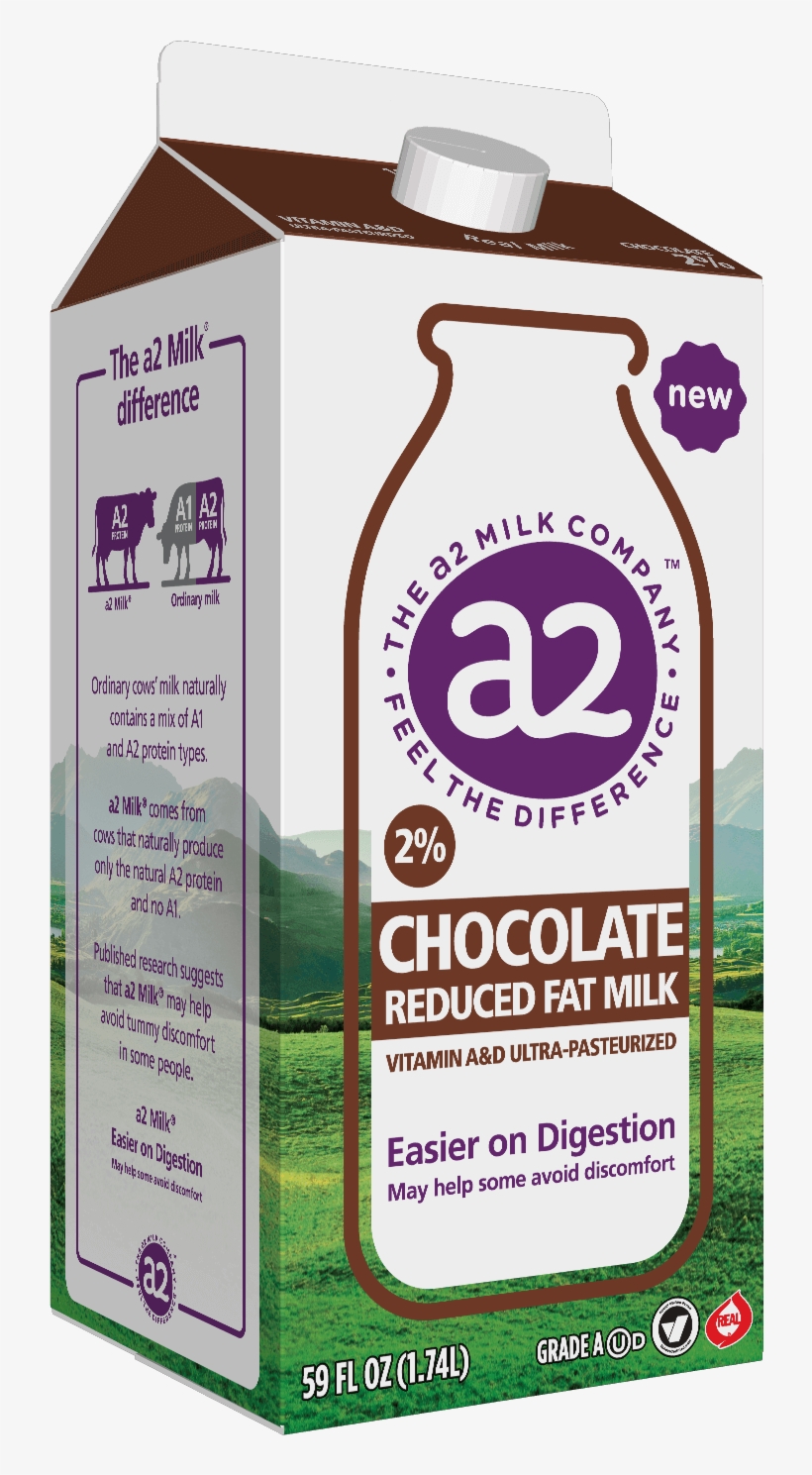 A2 Chocolate Milk - A2 Milk, transparent png