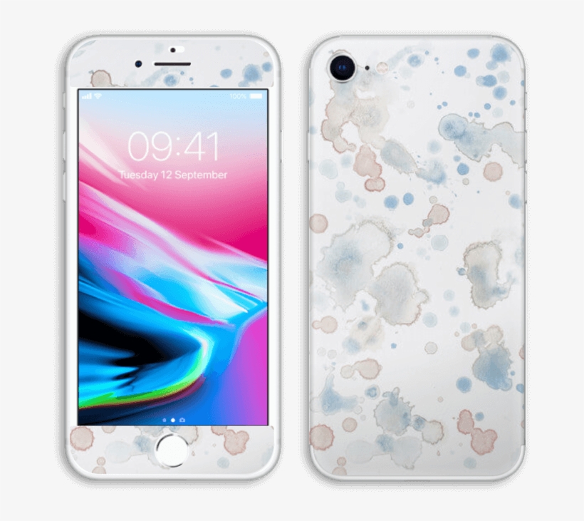 Lovely Watercolor Splash Skin For Your Laptop - Apple Iphone 8 256gb Silver, transparent png