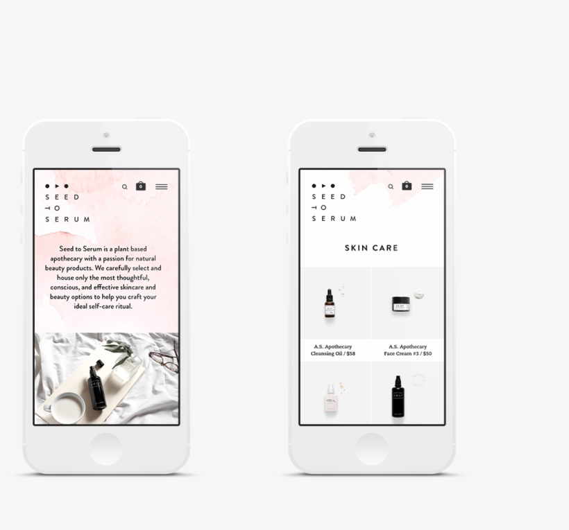 Seed To Serum Website Design By Knoed Creative - Serum, transparent png