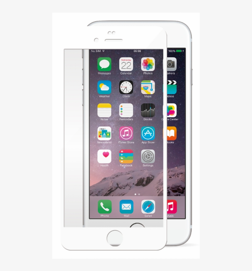 Iphone 6 Plus Tempered Glass Screen Protector - Iphone 7 Plus Cases Silver, transparent png