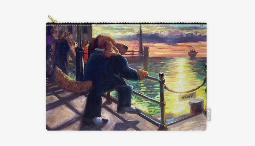 Carry-all Pouch - Bon Voyage - Lonely Dog Painting, transparent png