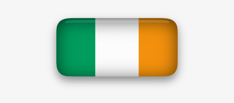 Irish Flag Png With Rounded Corners, Transparent Background - Republic Of Ireland, transparent png