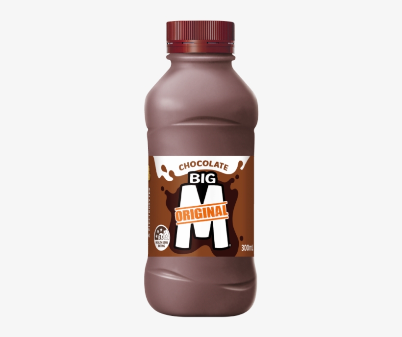 Big M Flavoured Milk Chocolate 300ml Bottle, transparent png