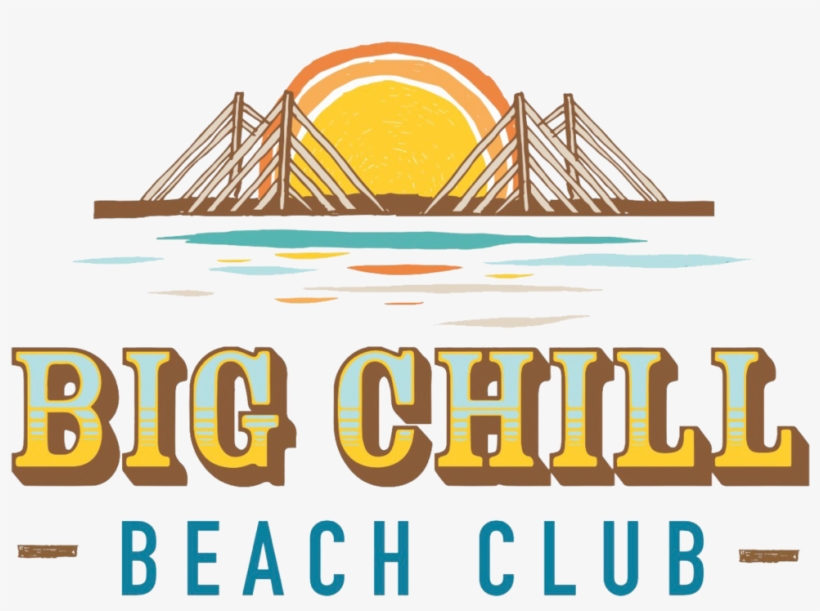 Sunrise & Surfboard Copy - Big Chill Beach Club Logo, transparent png