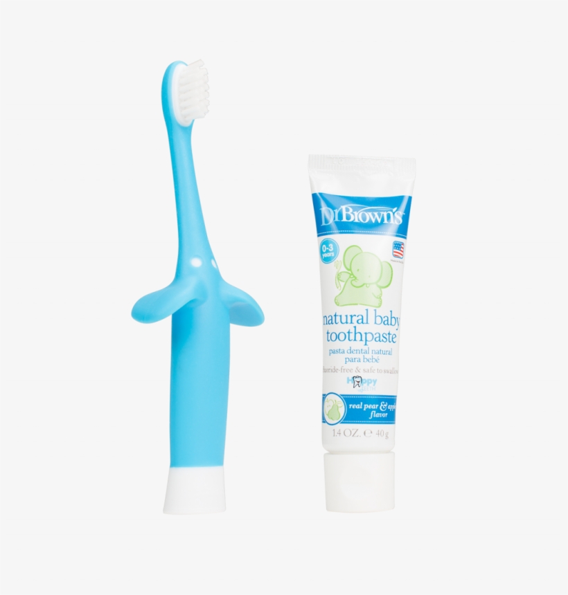 Brown's™ Natural Baby Toothpaste Helps Your Infant - Dr. Brown's Natural Baby Toothpaste, 1.4 Ounce, transparent png