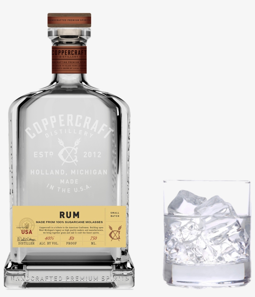 Rum - Coppercraft Gin, transparent png
