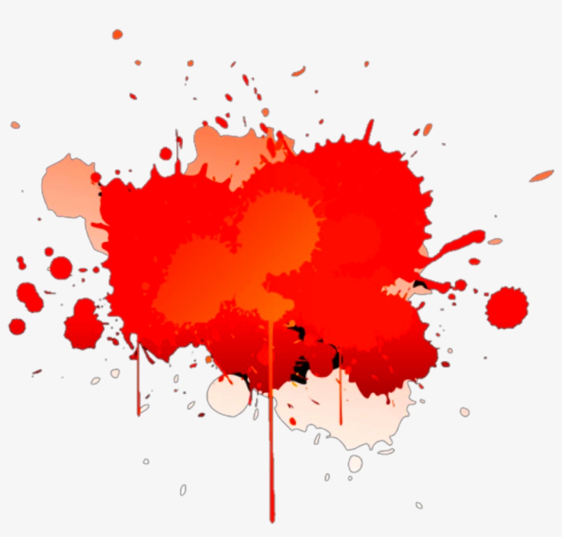 Ftestickers Art Paint Splatter Paintsplatter Watercolor - Paint Splatter, transparent png