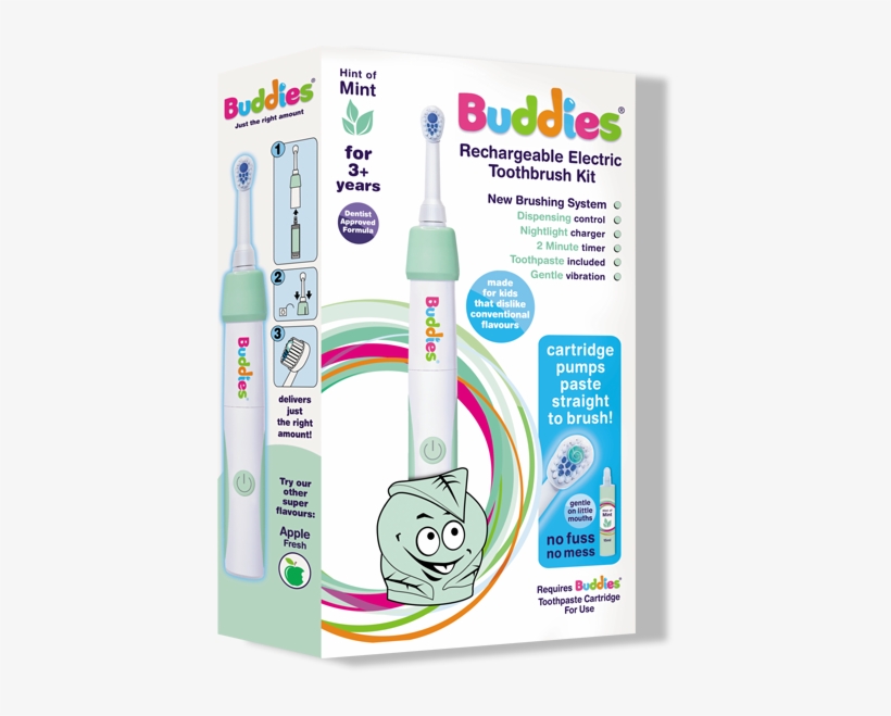 Buddies Rechargeable Electric Toothbrush Kit - Electric Toothbrush, transparent png