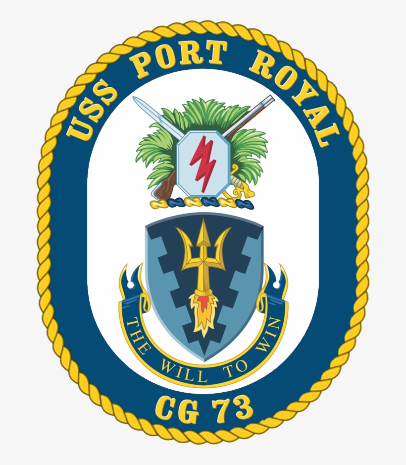 Uss Port Royal Cg-73 Crest - Battle Of Bunker Hill Symbol, transparent png