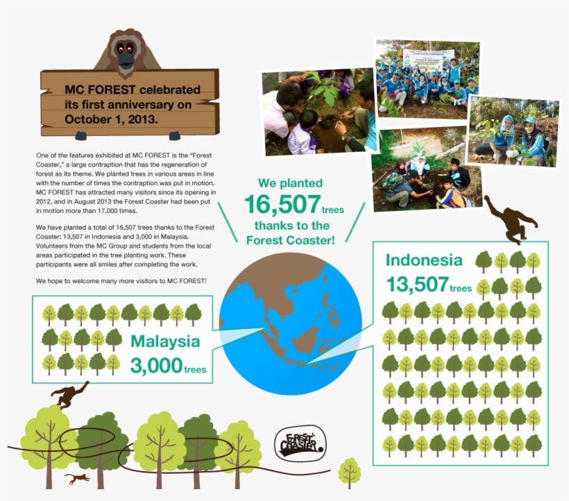 Mc Forest Celebrated Its First Anniversary On October - Graphic Design, transparent png