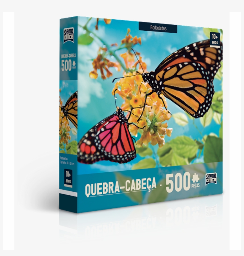 Qc 500 Pecas Borboletas Embalagem - Monarch Butterfly, transparent png