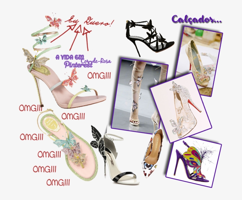 Borboletas-2 - Sandal, transparent png