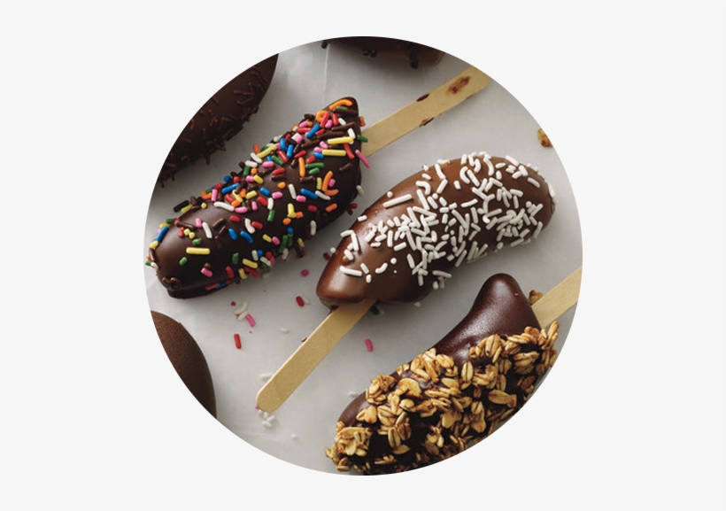 Chocolate Covered Bananas, transparent png