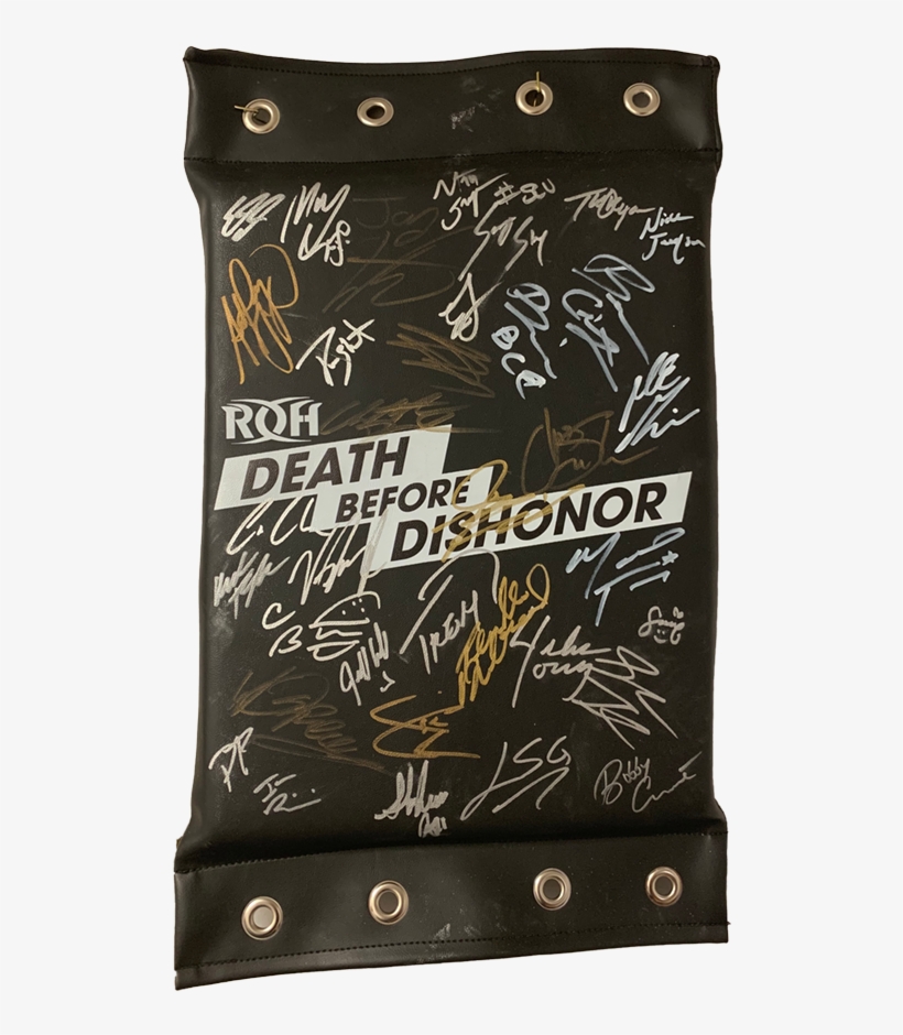 Signed Death Before Dishnor 2018 Event Turnbuckle Pad - Illustration, transparent png
