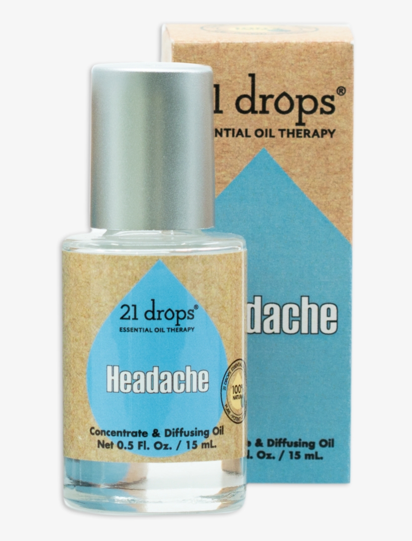 Diffusing Oil - Headache - 21 Drops, transparent png