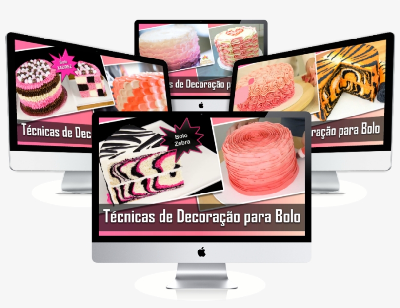 Tecnicas De Decoracao Para Bolo - Imac 21.5 Inch Computer, transparent png