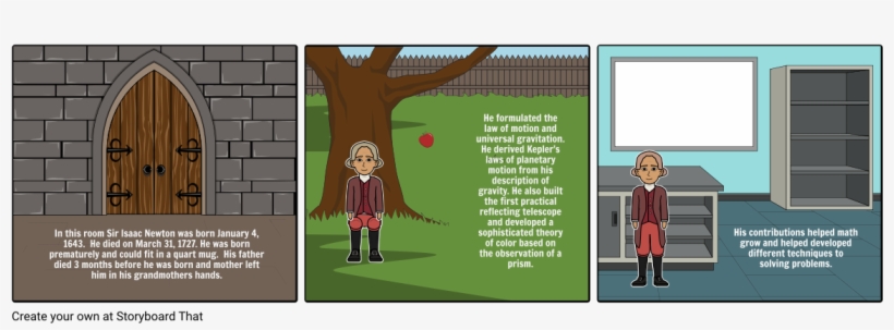 Isaac Newton - Cartoon, transparent png
