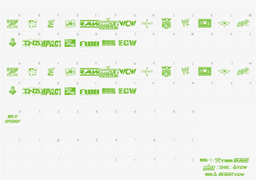 Font Pro Wrestling Logos Preview - Wrestling, transparent png