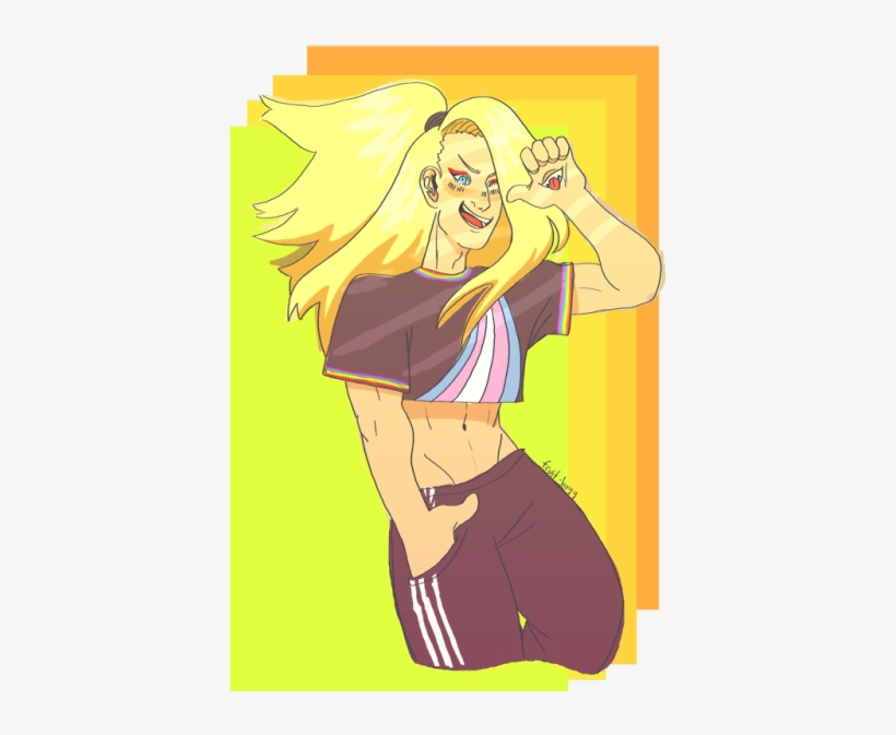 Gee Deidara Who Let You Be Gay And Trans - Cartoon, transparent png