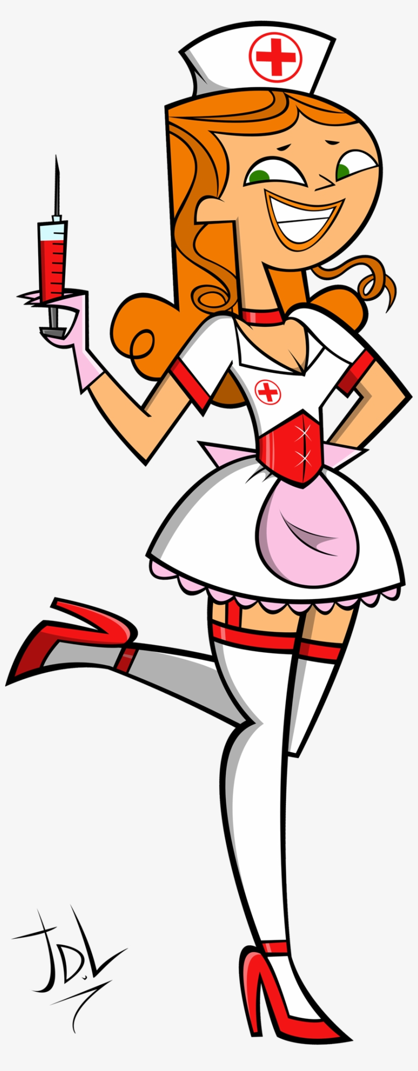 Nurse Izzy - Cartoon Drawing Of A Nurse, transparent png