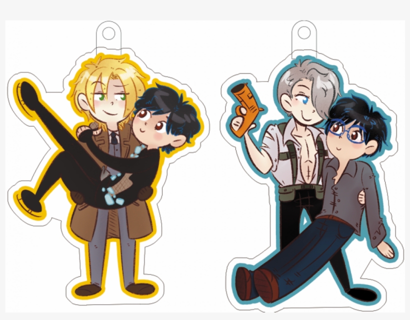 *fan Made Goods* Banana On Ice Acrylic Charms - Cartoon, transparent png